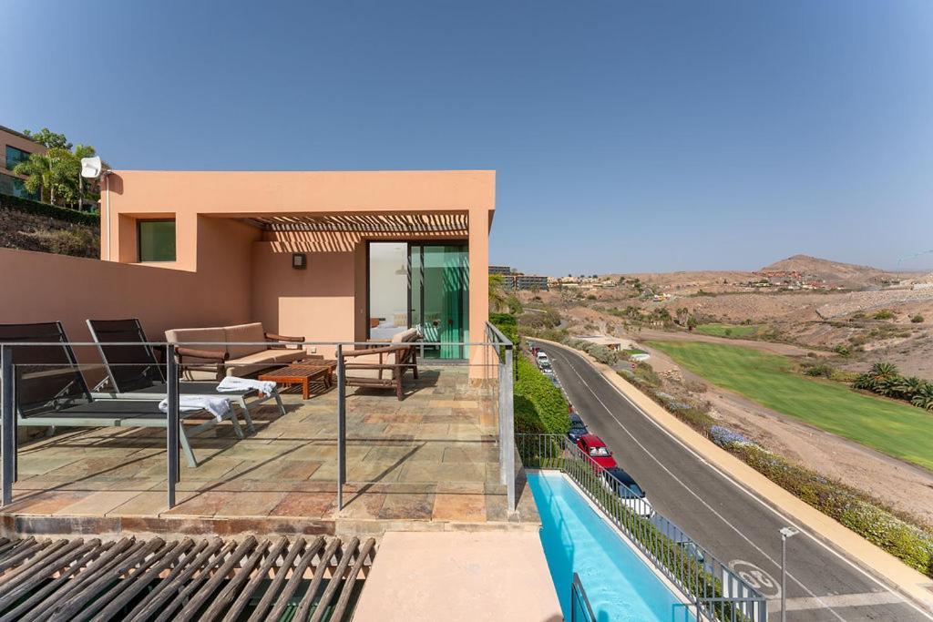 Villa Mit Pool Los Lagos 16 Salobre  Buitenkant foto